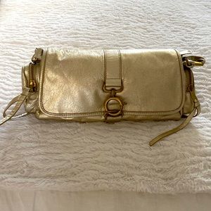 Gold Banana Republic bag